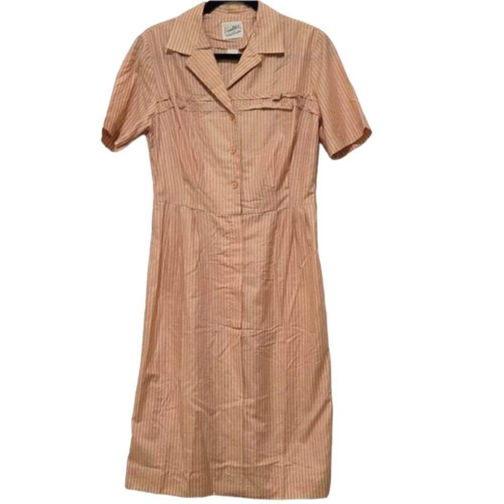Versatiler CAROL CRAWFORD Vintage 50 Union label House Shirt Candy Striper Dress